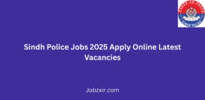 Sindh Police Karachi Jobs 2025 Apply Online Latest Vacancies