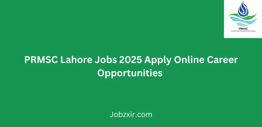 PRMSC Lahore Jobs 2025 Apply Online Career Opportunities